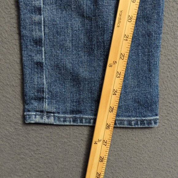 Mother Superior Jeans Womens 33 Blue The Tomcat in Seriously Truce Distressed - Picture 9 of 16